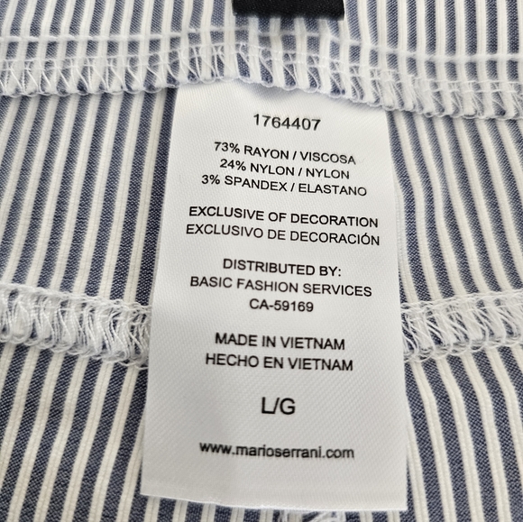 Striped High-Waisted Pants - Picture 7 of 7